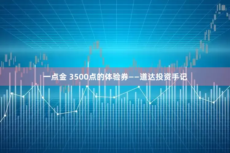 一点金 3500点的体验券——道达投资手记